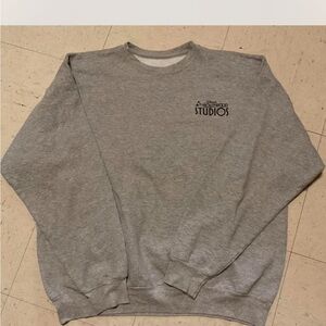 Disney Parks Hanes Sweatshirt Hollywood Studios Mickey Grey Gray XL